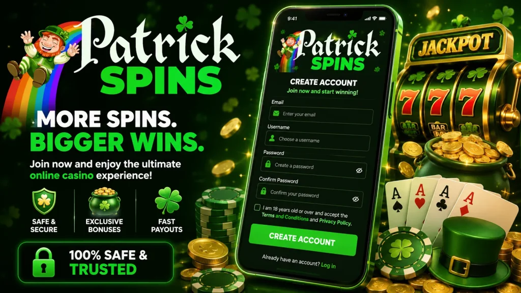 77patrickspins login